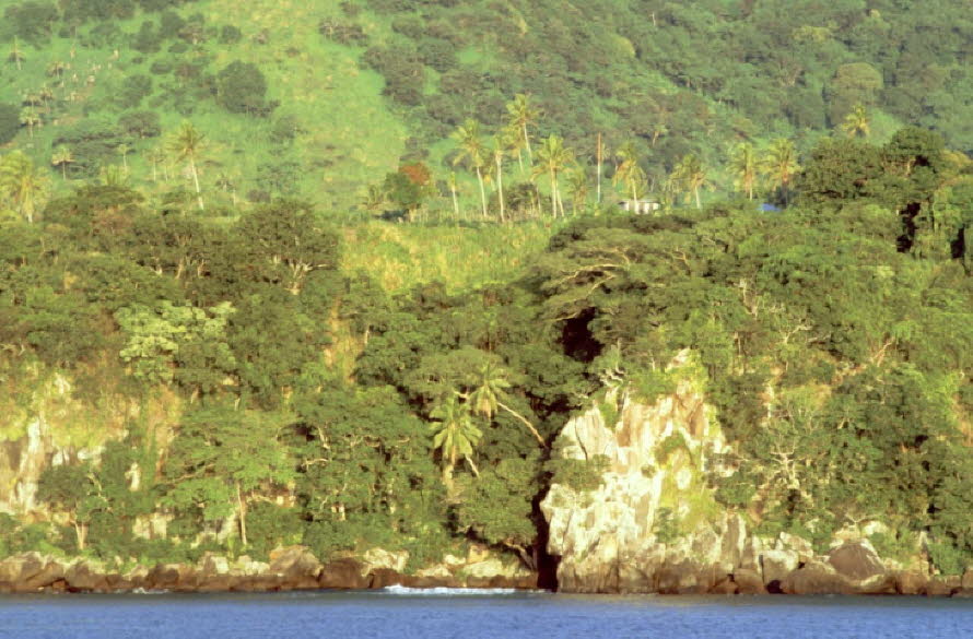 Dorf vom Resort aus gesehen