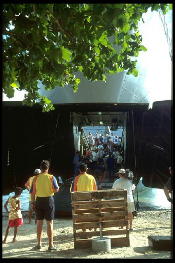 Ankunft der Teilnehmer