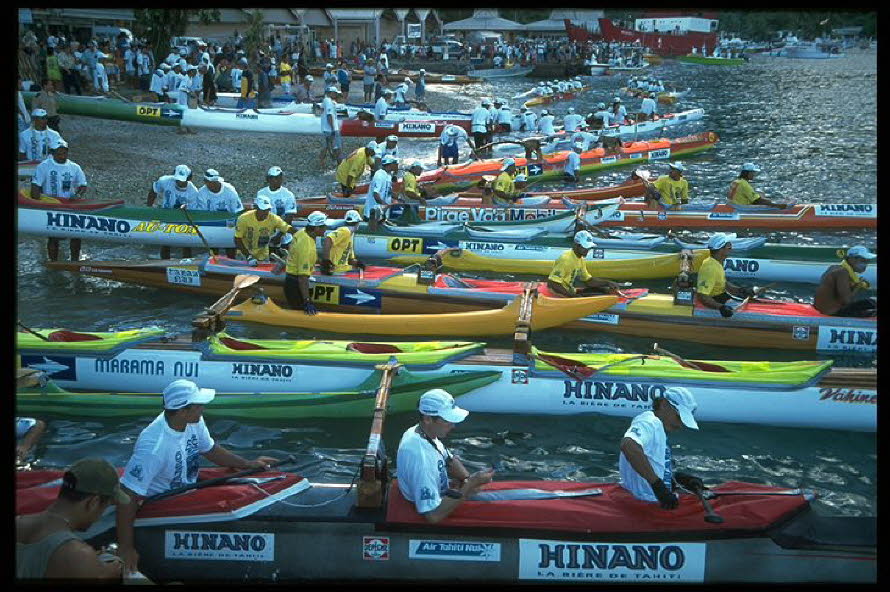 Sammeln der Teilnehmer zum Start